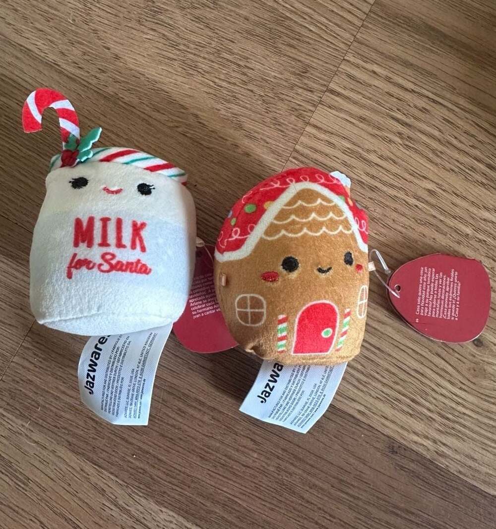 Squishmallows Micromallows Arlene Milk and Casa Gingerbread House 2-Pack